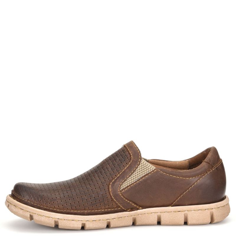 Born Men's Sawyer Slip-Ons & Lace-Ups - Sunset Embossed (Brown)