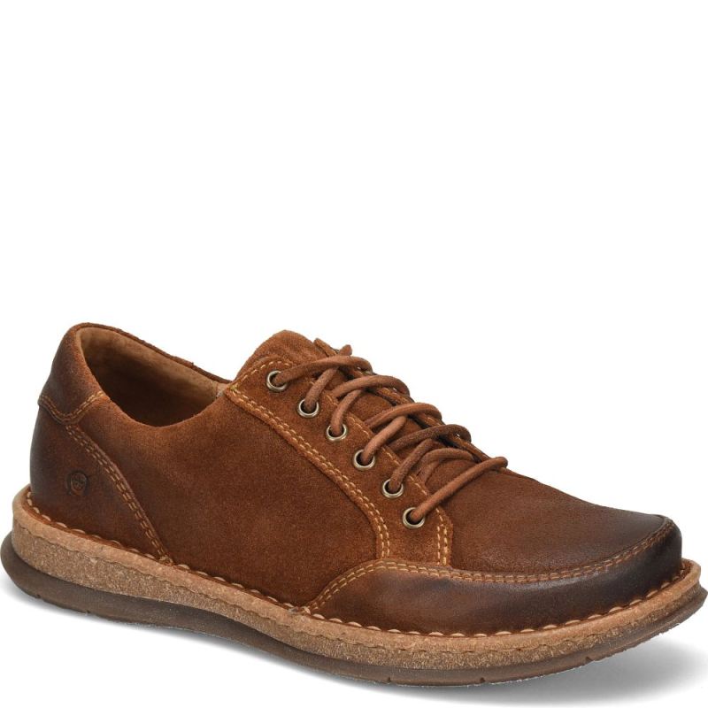 Born Men's Bronson Slip-Ons & Lace-Ups - Glazed Ginger Distresse