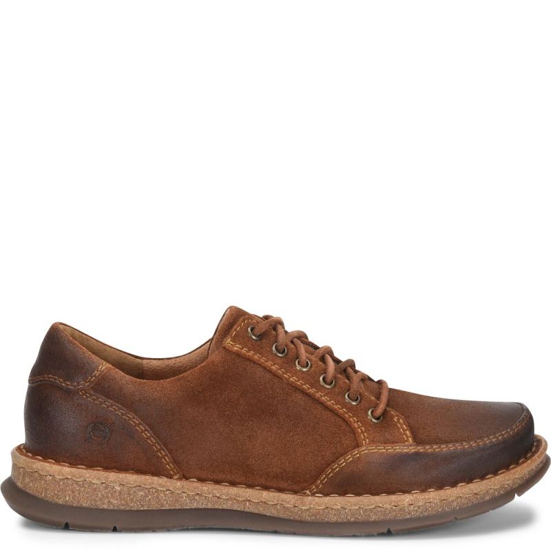 Born Men's Bronson Slip-Ons & Lace-Ups - Glazed Ginger Distresse