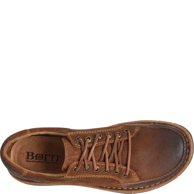 Born Men's Bronson Slip-Ons & Lace-Ups - Glazed Ginger Distresse