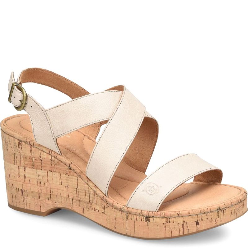 Born Women's Lanai Sandals - White Bone (White)