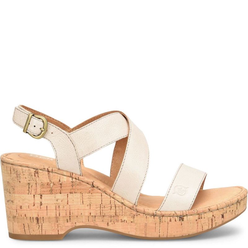 Born Women's Lanai Sandals - White Bone (White)