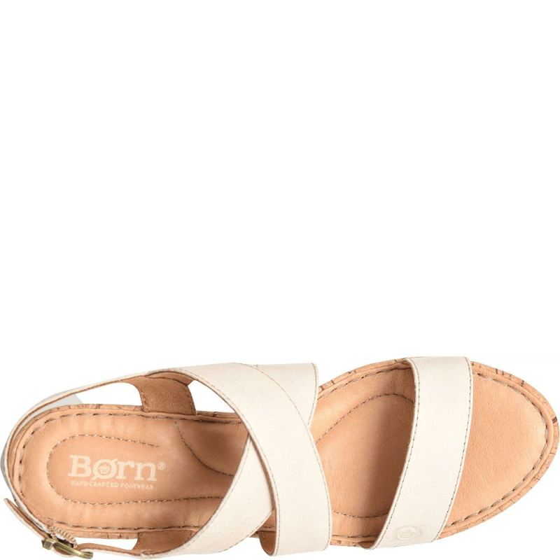 Born Women's Lanai Sandals - White Bone (White)