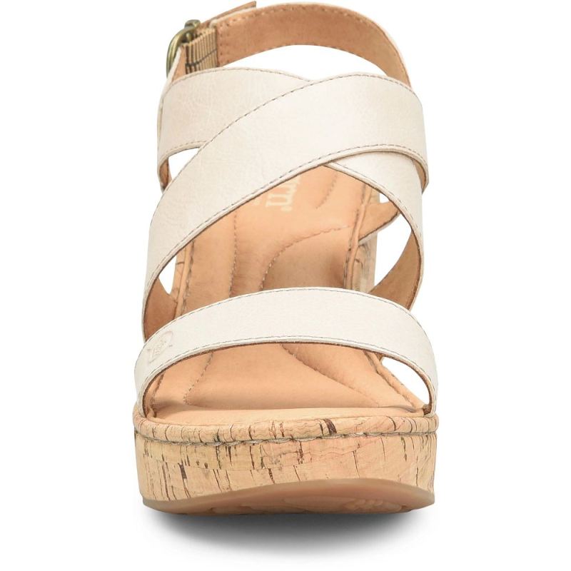 Born Women's Lanai Sandals - White Bone (White)