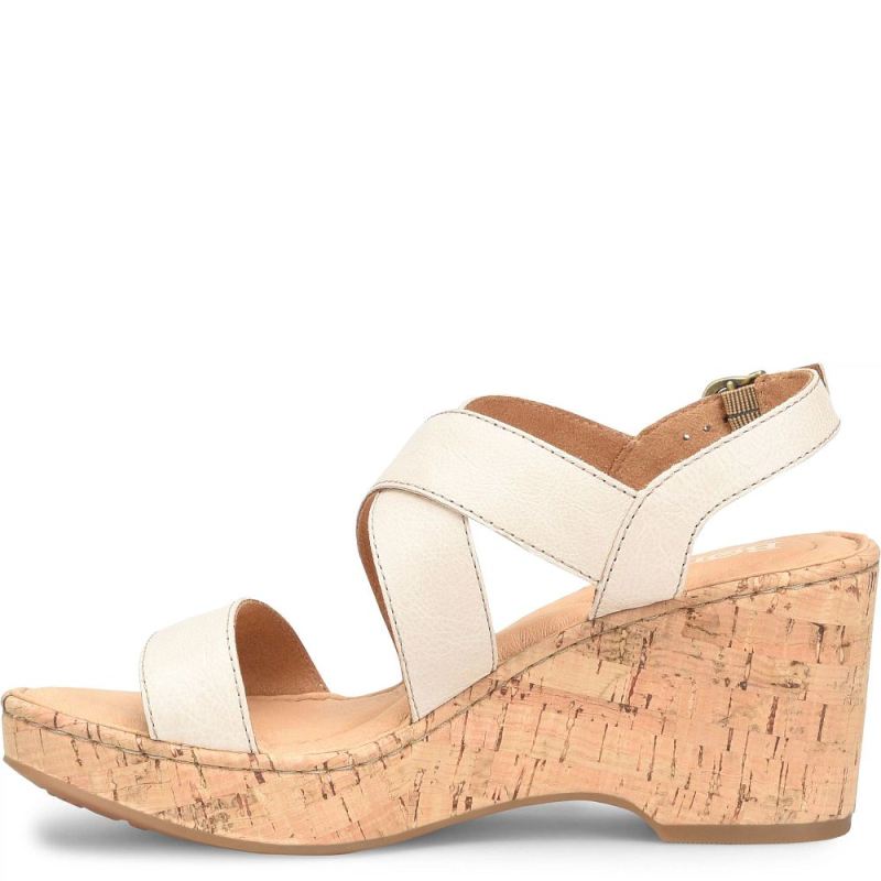 Born Women's Lanai Sandals - White Bone (White)