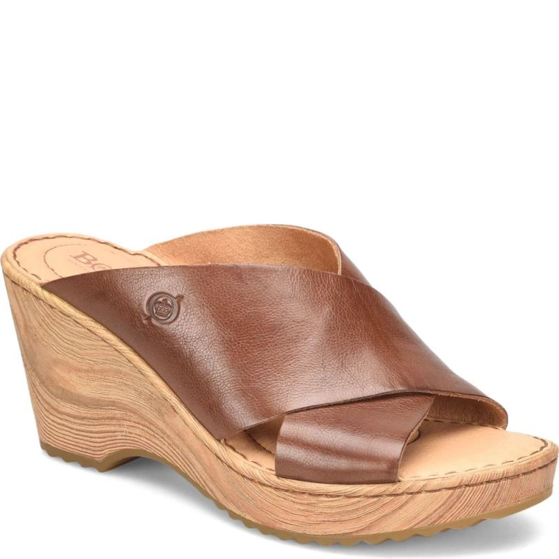 Born Women's Nora Sandals - Luggage (Brown)