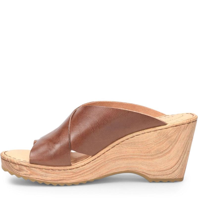 Born Women's Nora Sandals - Luggage (Brown)