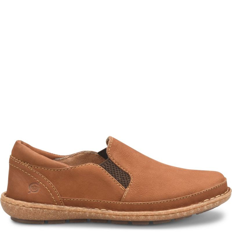 Born Women's Mayflower II Slip-Ons & Lace-Ups - Maple Leaf Nubuc