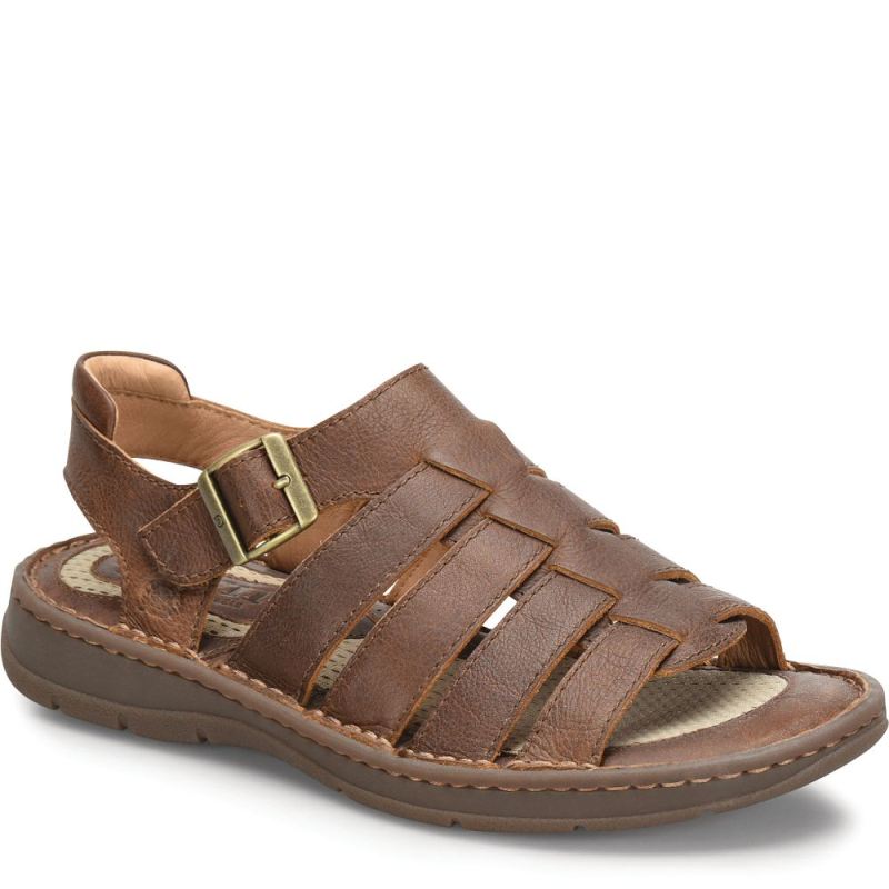 Born Men's Wichita Sandals - Tan Cymbal (Brown)