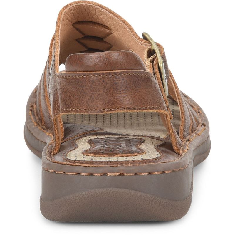 Born Men's Wichita Sandals - Tan Cymbal (Brown)