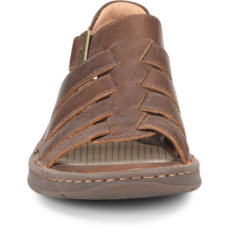 Born Men's Wichita Sandals - Tan Cymbal (Brown)