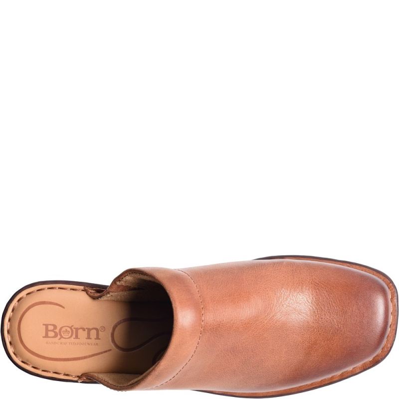 Born Women's Hilary Clogs - Cognac (Brown)