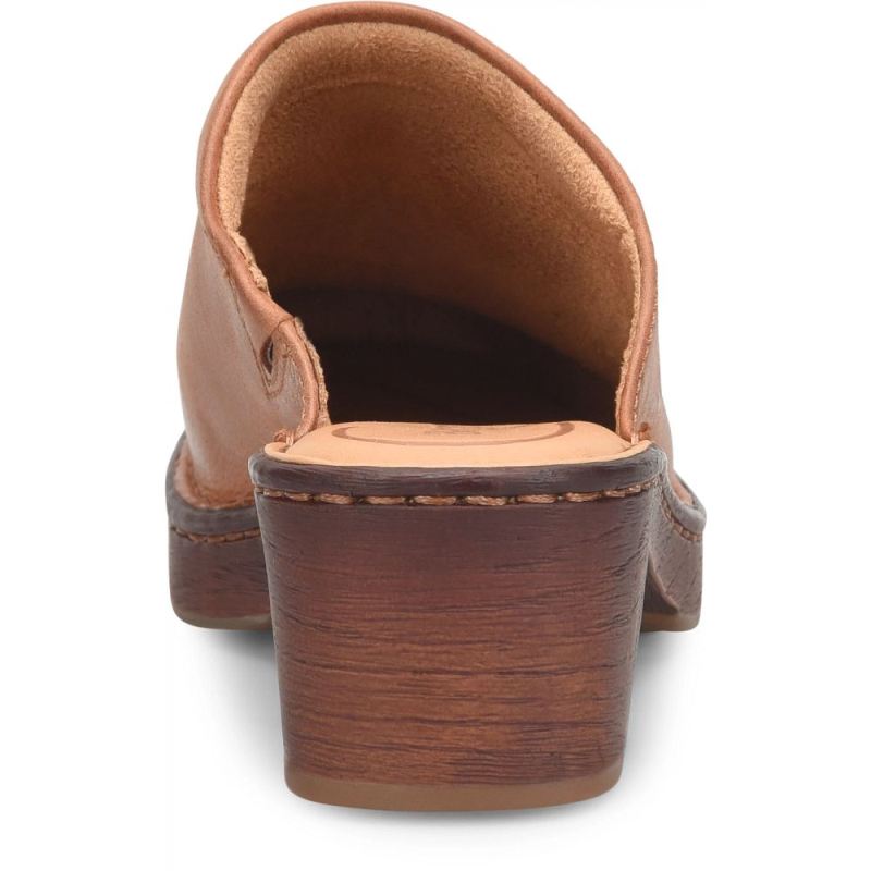 Born Women's Hilary Clogs - Cognac (Brown)