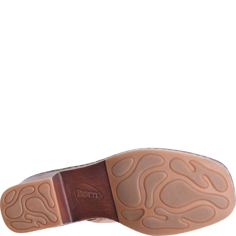 Born Women's Hilary Clogs - Cognac (Brown)