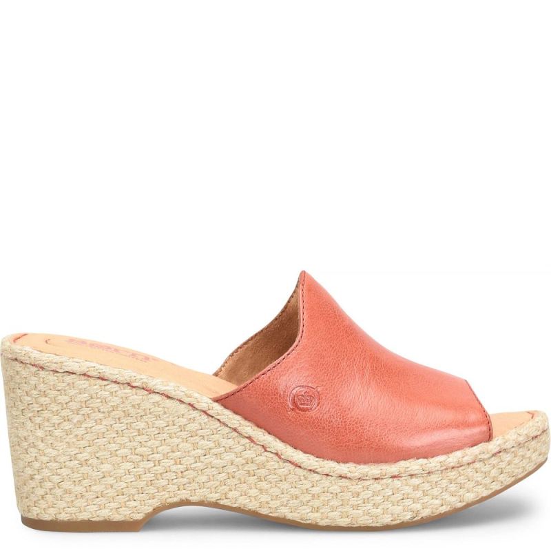 Born Women's Lilah Sandals - Rust Cayenne (Red)