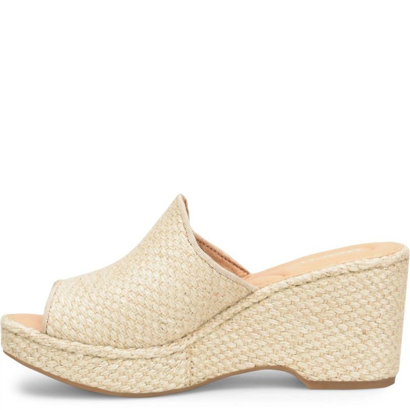 Born Women's Lilah Raffia Sandals - Natural Raffia (Tan)