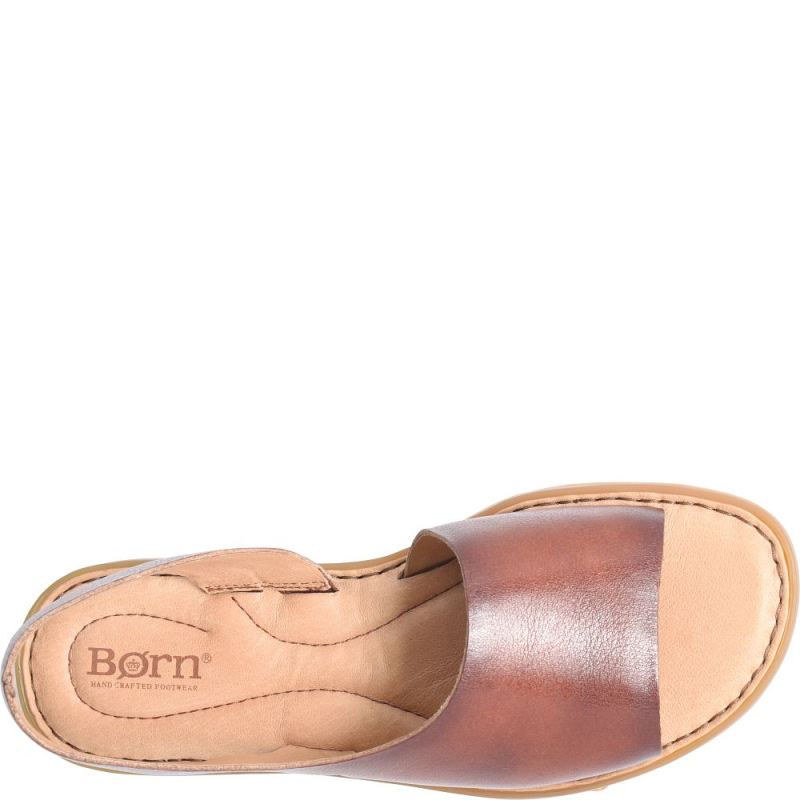 Born Women's Inlet Sandals - Dark Tan Bourbon (Brown)