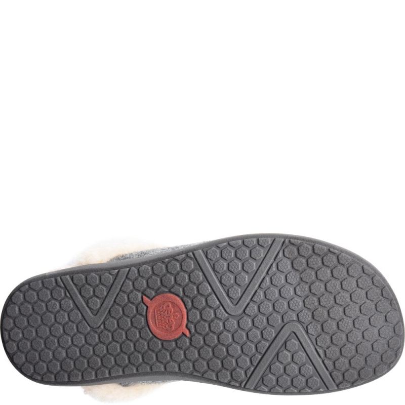 Born Women's Zoe Clogs - Grey Wool Combo (Grey)