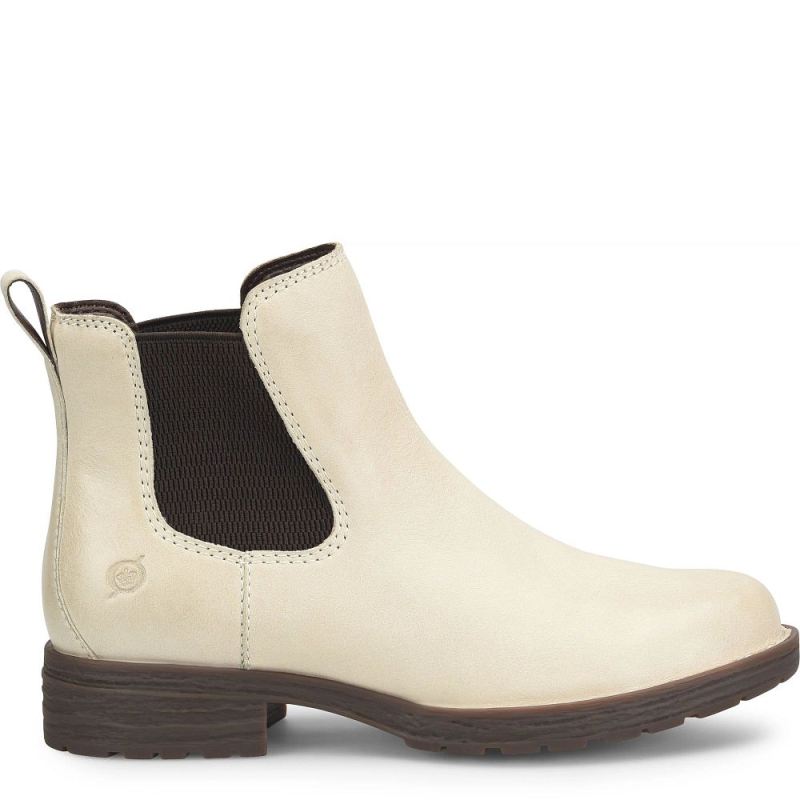 Born Women's Cove Boots - Cream (White)