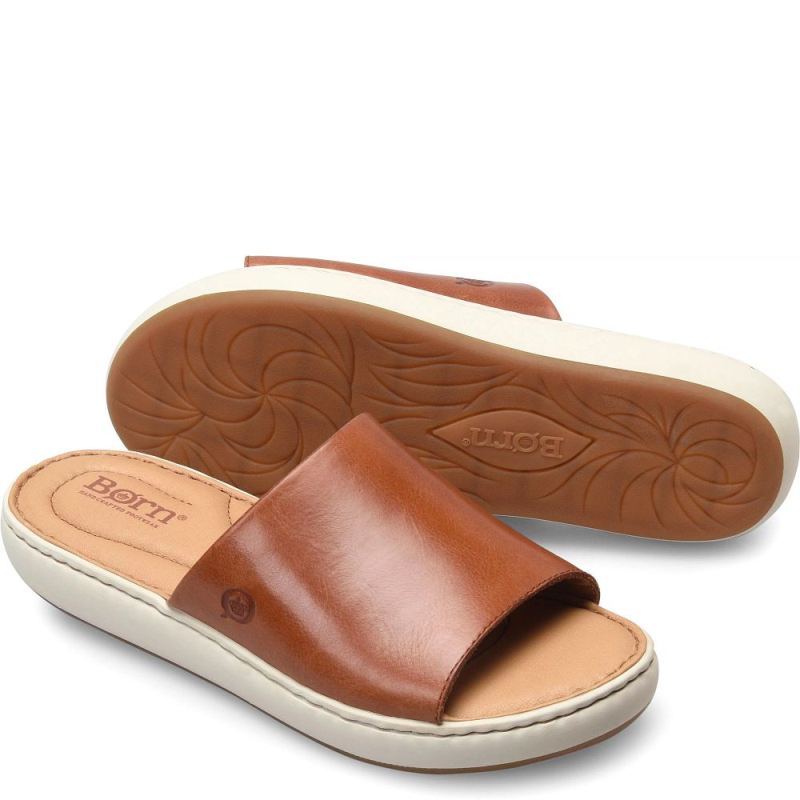 Born Women's Jill Sandals - Cognac (Brown)