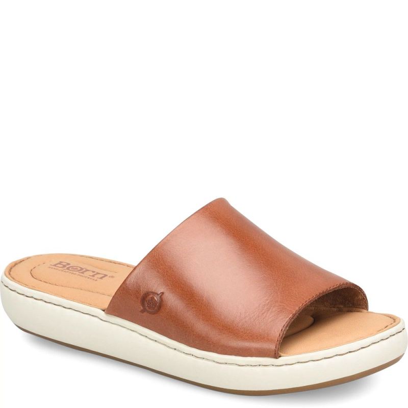 Born Women's Jill Sandals - Cognac (Brown)