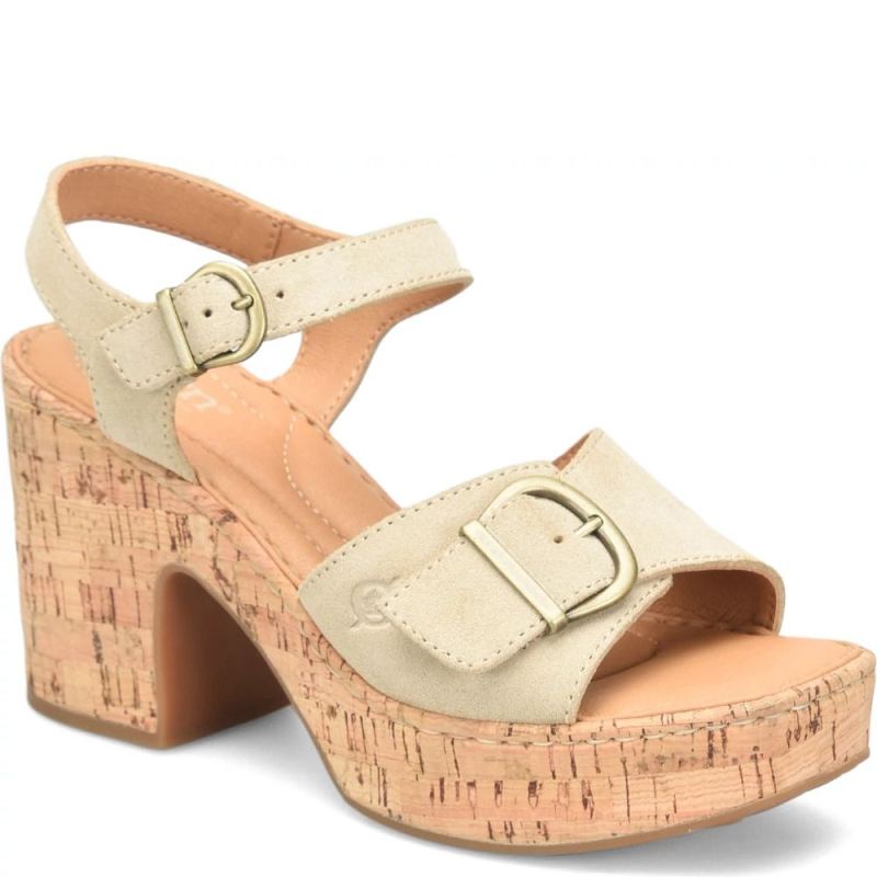 Born Women's Browyn Sandals - Natural Sand Suede (Tan)