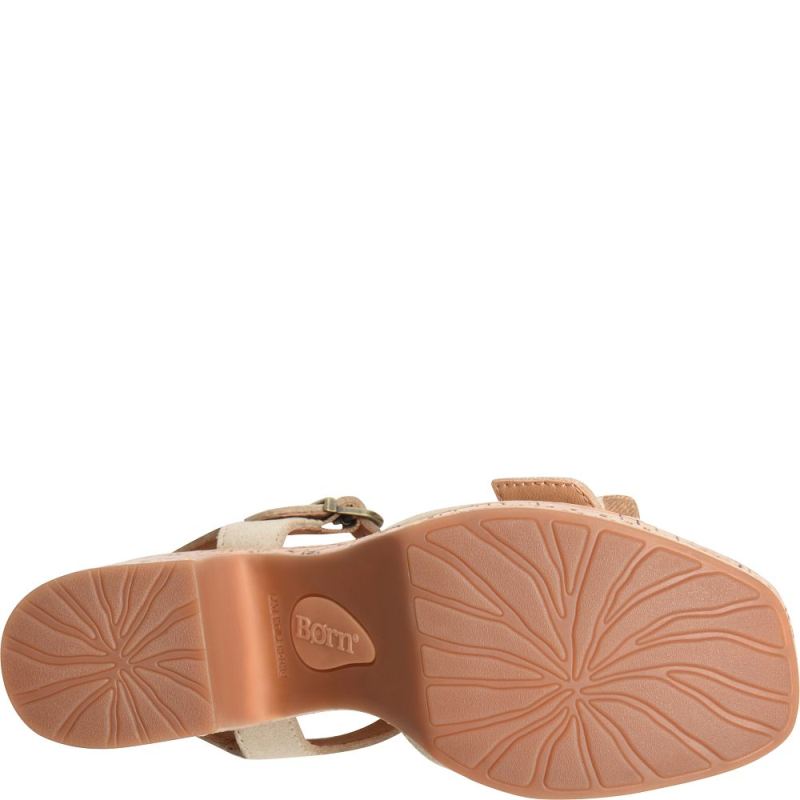 Born Women's Browyn Sandals - Natural Sand Suede (Tan)