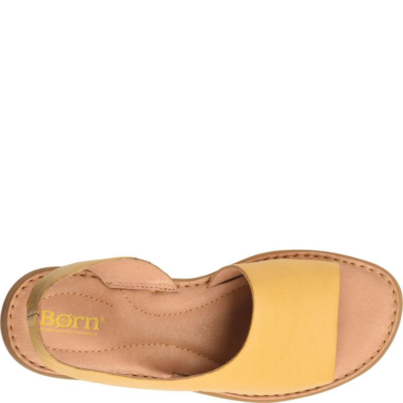 Born Women's Inlet Sandals - Ocra (Yellow)