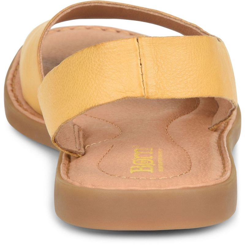 Born Women's Inlet Sandals - Ocra (Yellow)