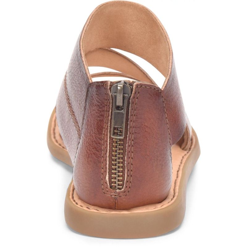 Born Women's Irie Sandals - Dark Tan Bourbon (Brown)