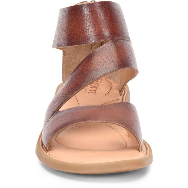 Born Women's Irie Sandals - Dark Tan Bourbon (Brown)