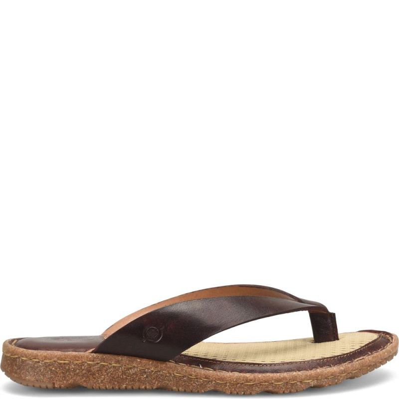 Born Women's Bora Basic Sandals - Dark Brown (Brown)