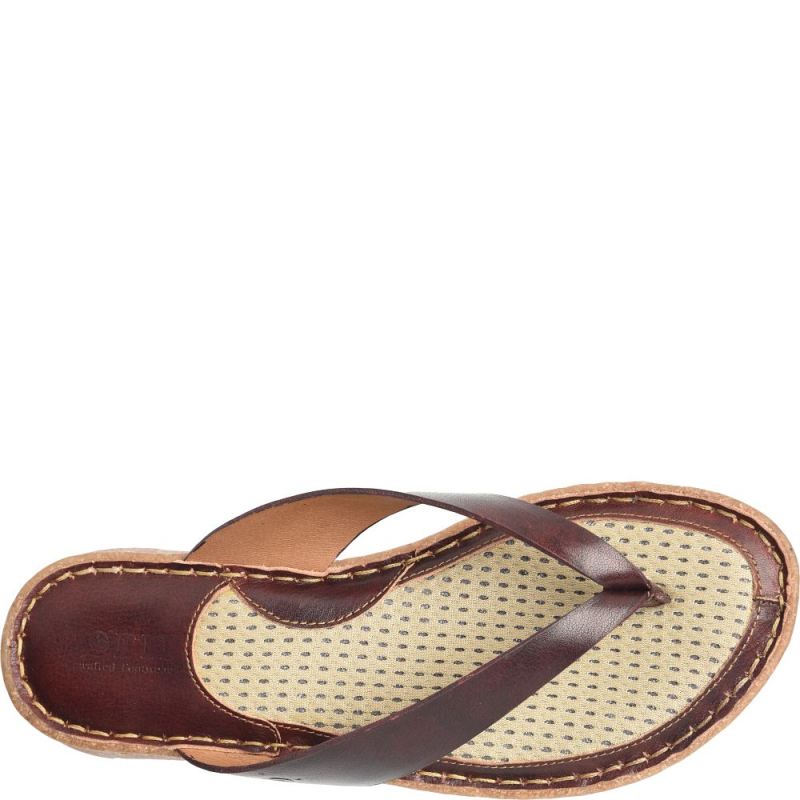 Born Women's Bora Basic Sandals - Dark Brown (Brown)