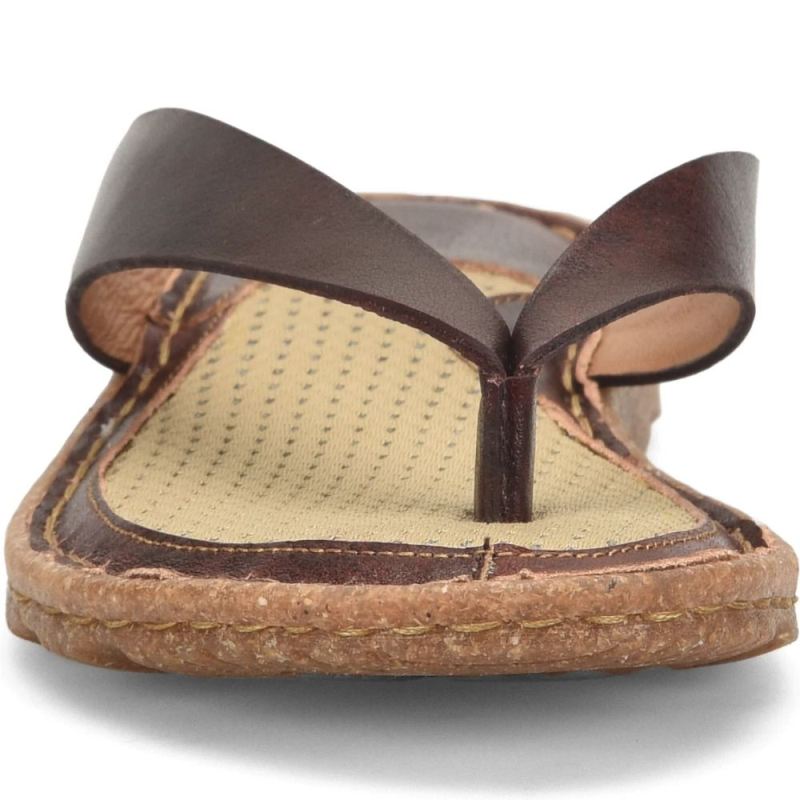 Born Women's Bora Basic Sandals - Dark Brown (Brown)