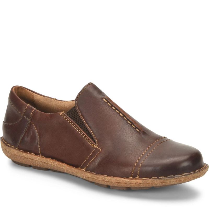 Born Women's Nampa Slip-Ons & Lace-Ups - Dk Brown Sequoia (Brown