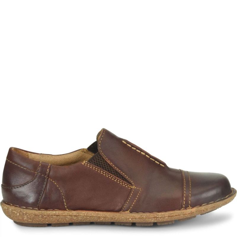 Born Women's Nampa Slip-Ons & Lace-Ups - Dk Brown Sequoia (Brown