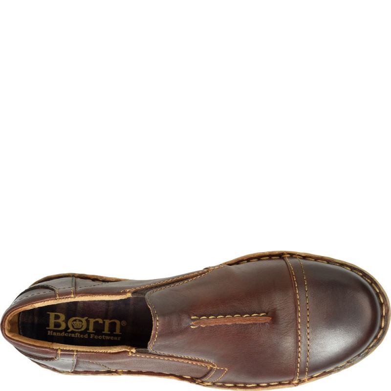 Born Women's Nampa Slip-Ons & Lace-Ups - Dk Brown Sequoia (Brown