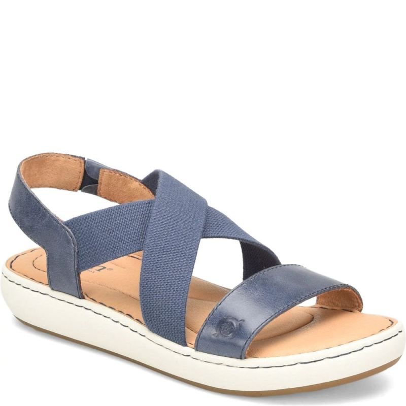 Born Women's Jayla Sandals - Navy Combo (Blue)