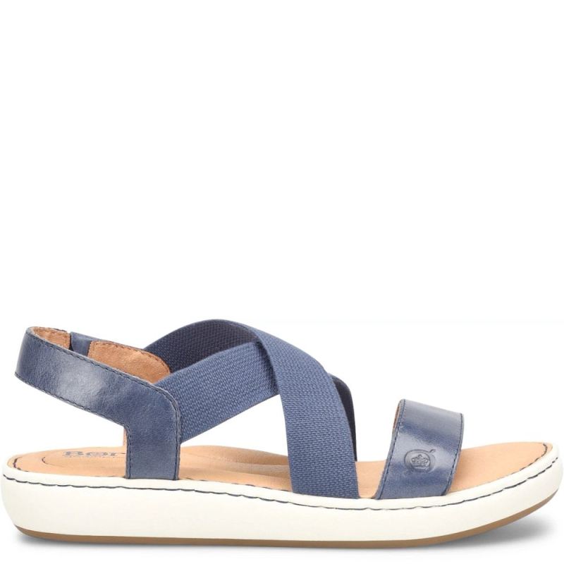 Born Women's Jayla Sandals - Navy Combo (Blue)