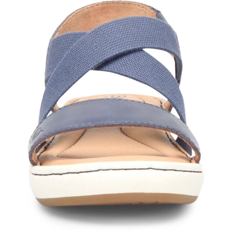 Born Women's Jayla Sandals - Navy Combo (Blue)