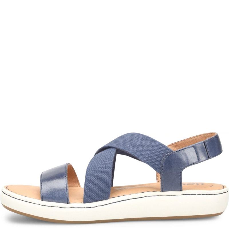 Born Women's Jayla Sandals - Navy Combo (Blue)