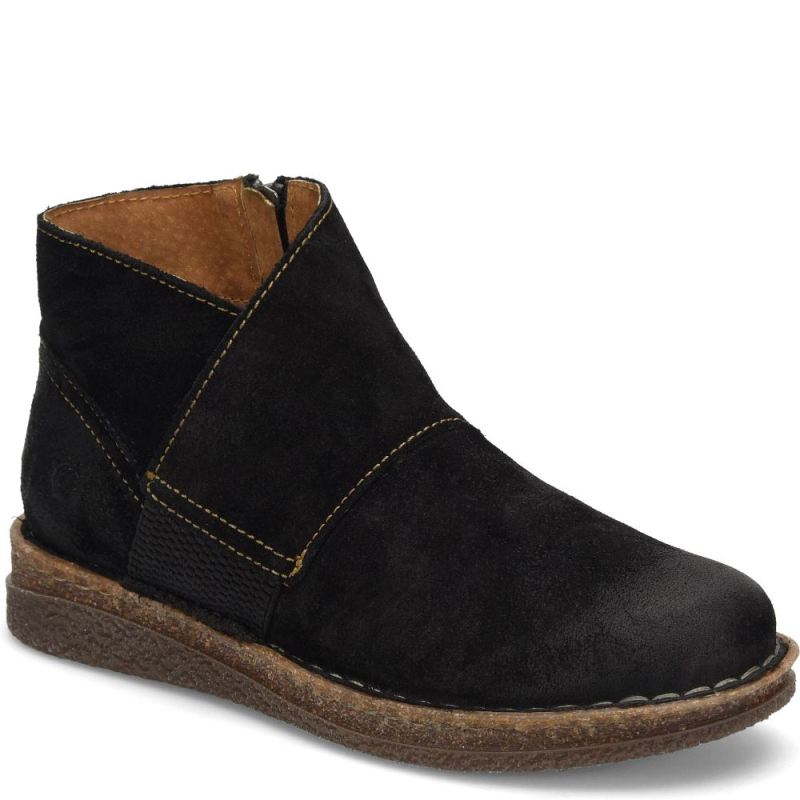 Born Women's Tora Boots - Black Distressed (Black)