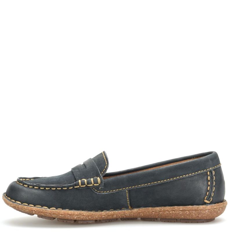 Born Women's Nerina Slip-Ons & Lace-Ups - Navy Sailor Nubuck (Bl