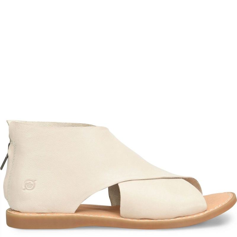 Born Women's Iwa Sandals - White Ecru (White)