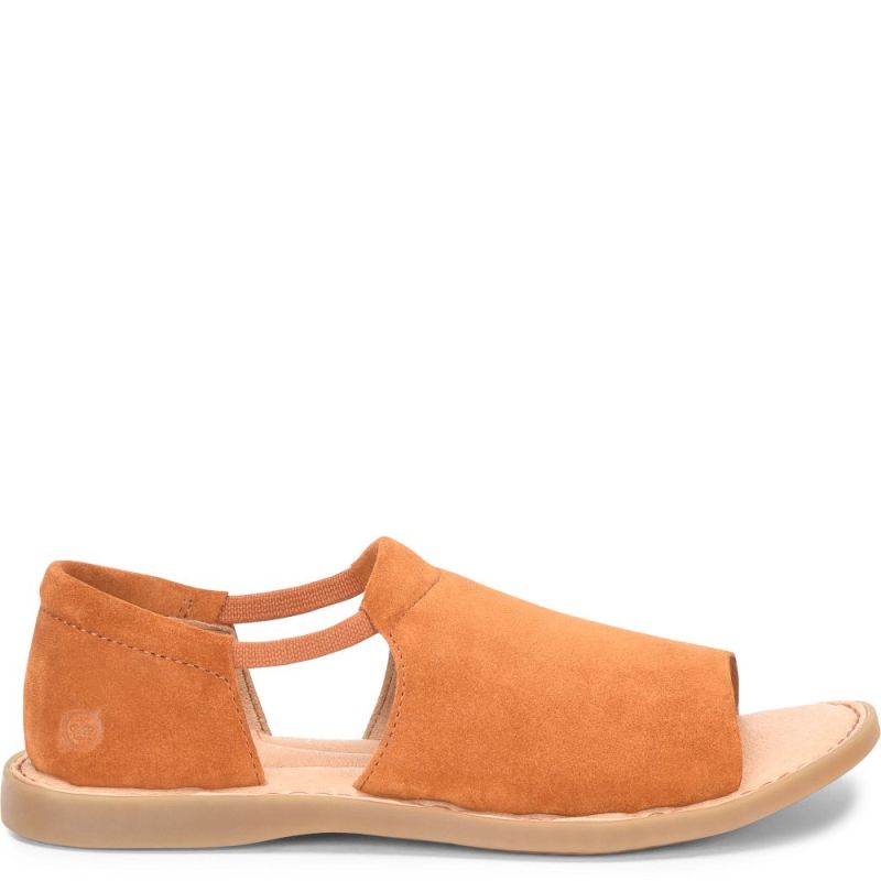 Born Women's Cove Modern Sandals - Cognac Suede (Brown)