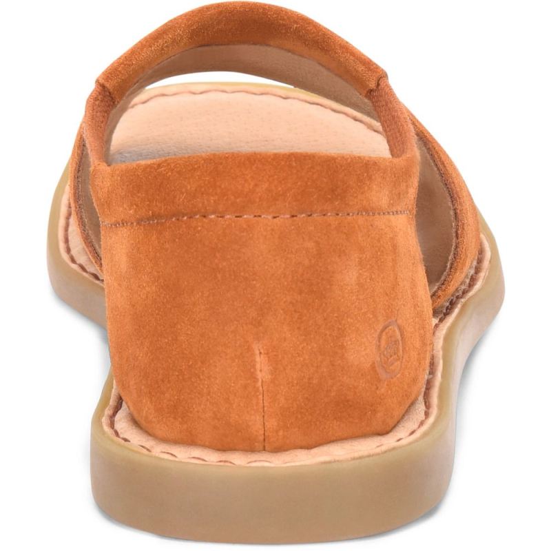 Born Women's Cove Modern Sandals - Cognac Suede (Brown)