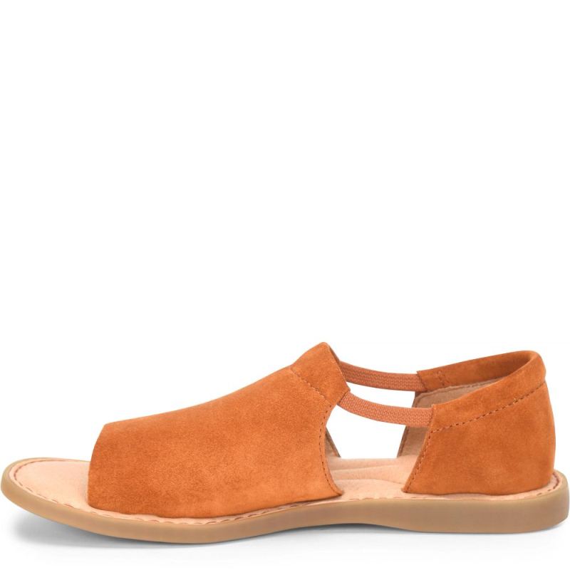 Born Women's Cove Modern Sandals - Cognac Suede (Brown)