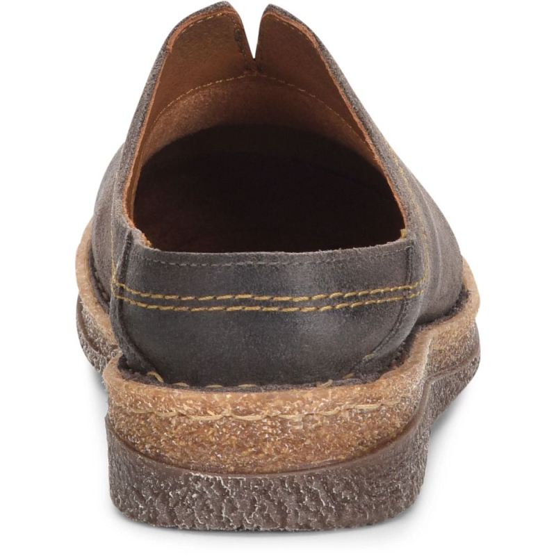 Born Women's Seana Clogs - Dark Concrete Distressed (Grey)