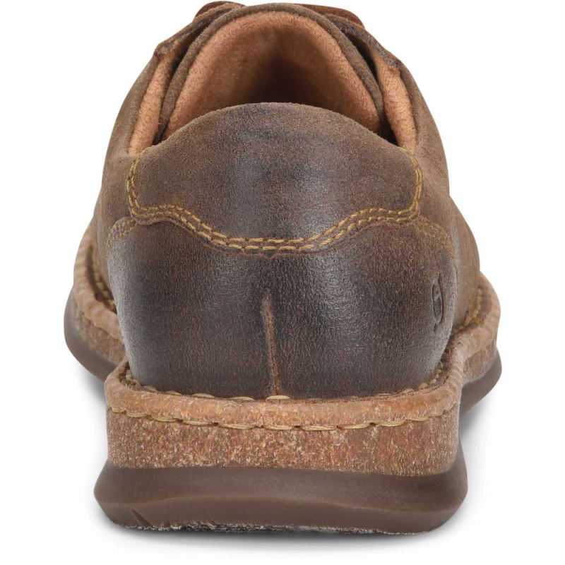 Born Men's Bronson Slip-Ons & Lace-Ups - Taupe Avola Distressed