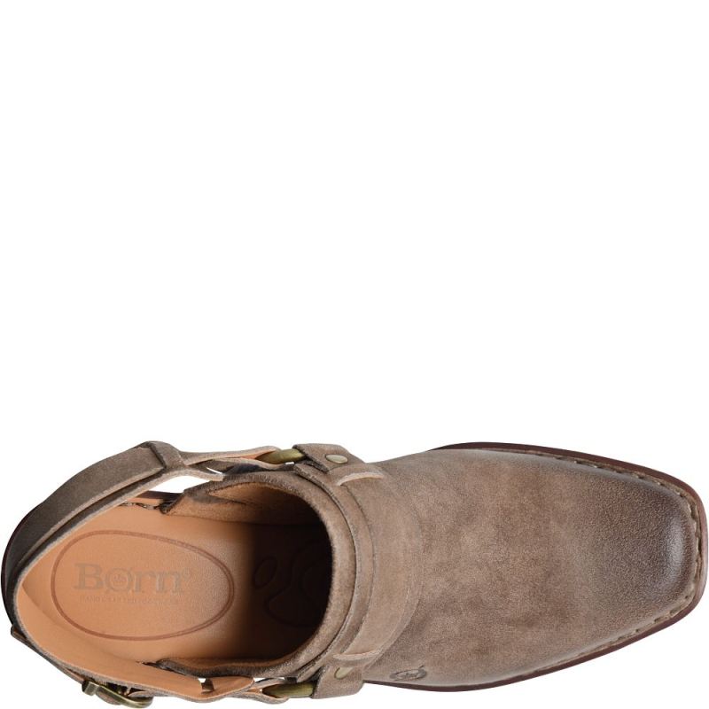 Born Women's Hudson Clogs - Taupe Distressed (Tan)